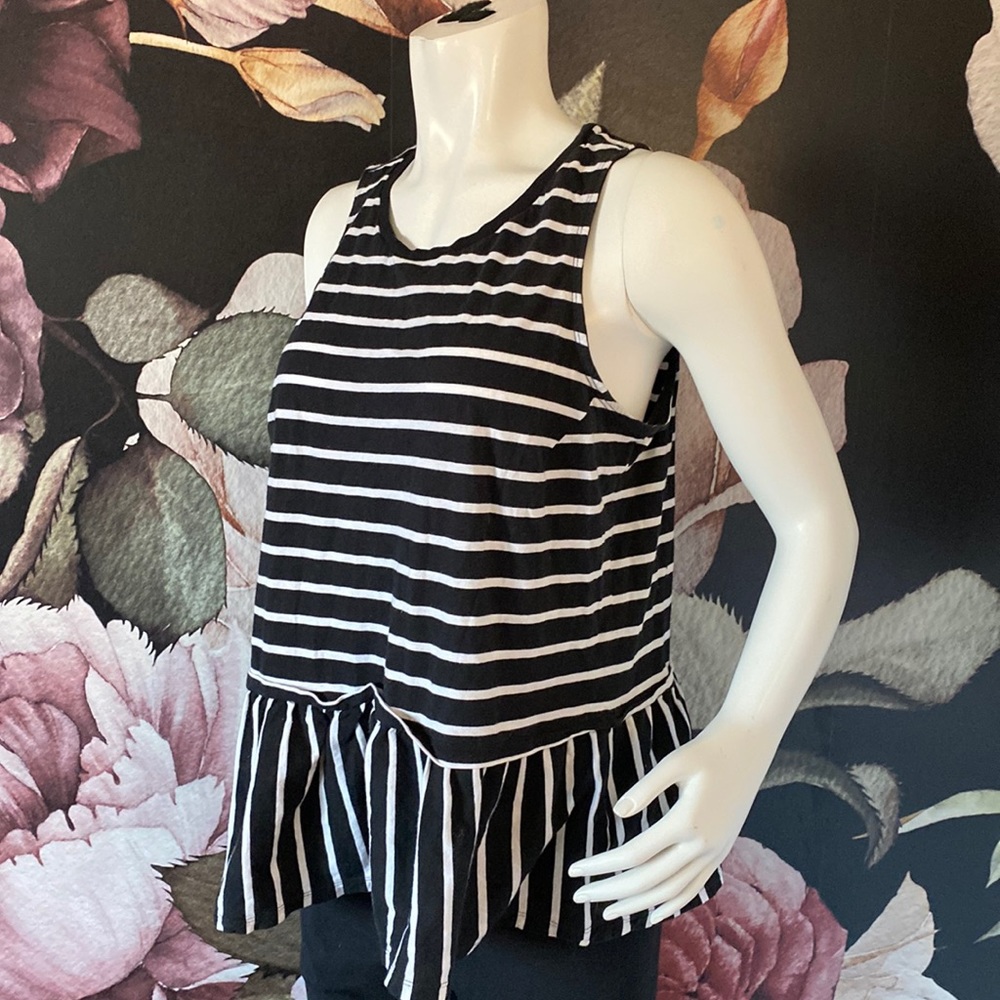 Striped Flowy Tank